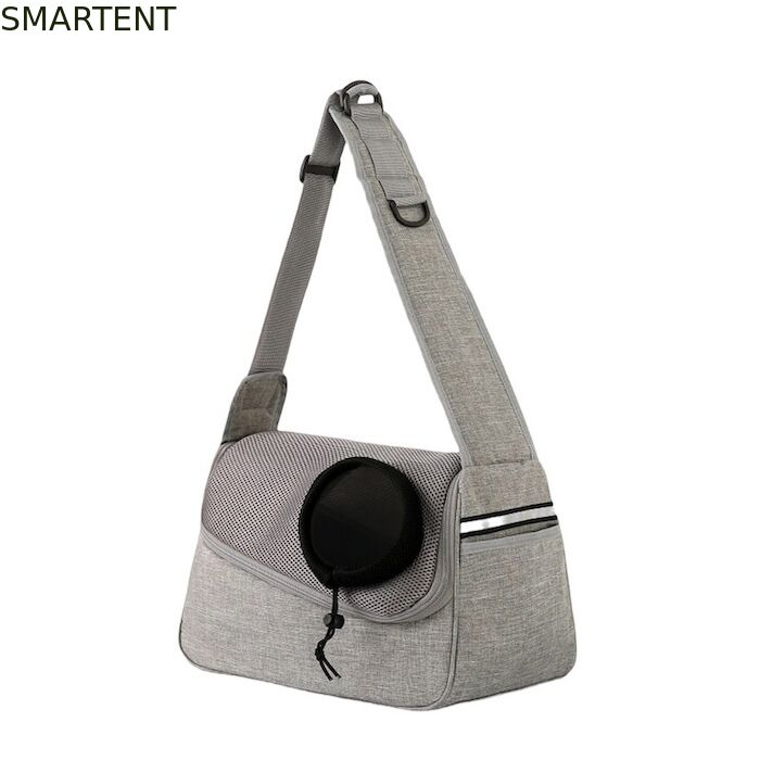 36*19*12CM Unisex Durable Washable Non toxic Lovely Durability Gray Oxford Pet Outing Shoulder Bag サプライヤー