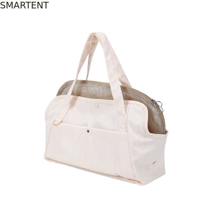 41*16*35CM Outdoor Beige Polyester Fiber Pet Travel Bag Foldable Lightweight Convenient Storage Ideal For Pet Owners On The Go サプライヤー