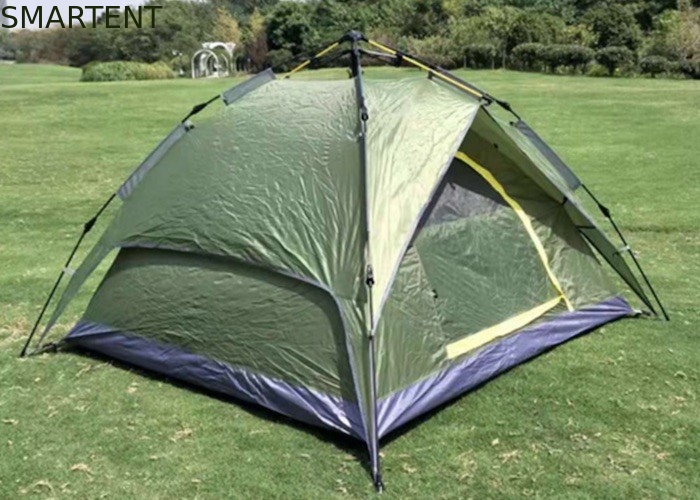 210*210*135cm オートマティック ファイバーグラス ポール 防水 PU2000mm コーティング グリーン 190T ポリエステル 防雨 露天キャンプテント サプライヤー